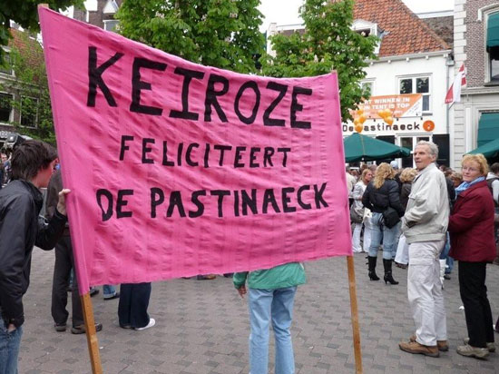 Keiroze feliciteert de Pastinaeck