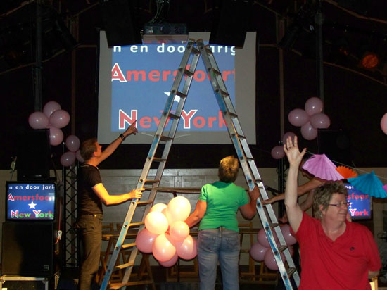 Voorbereidingen roze ANY